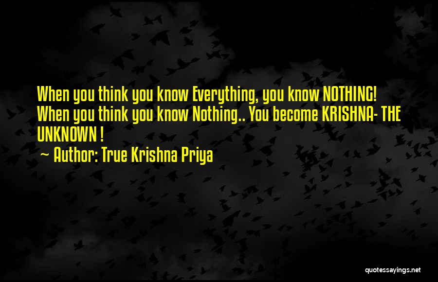 True Krishna Priya Quotes 2059187