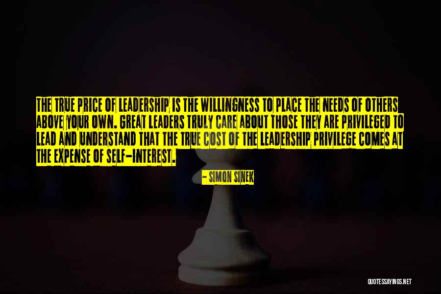 True Leaders Quotes By Simon Sinek