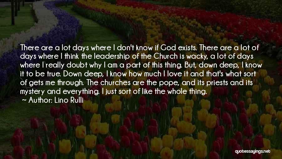 True Leadership Quotes By Lino Rulli