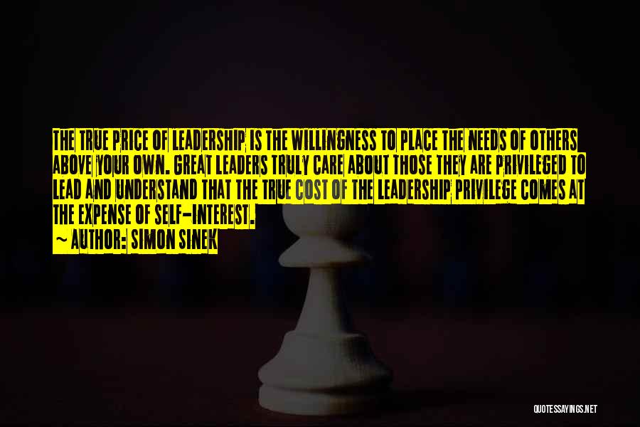 True Leadership Quotes By Simon Sinek