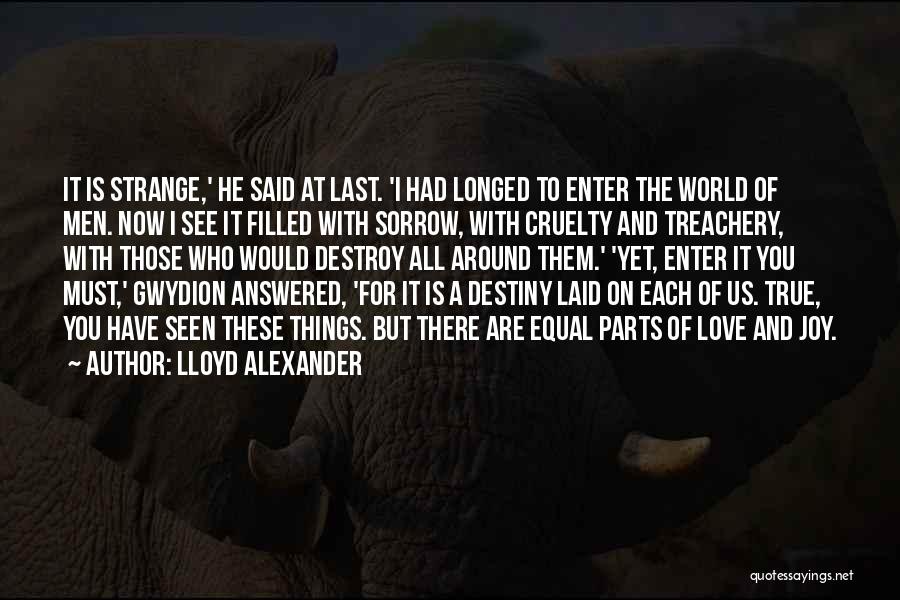 True Love And Destiny Quotes By Lloyd Alexander