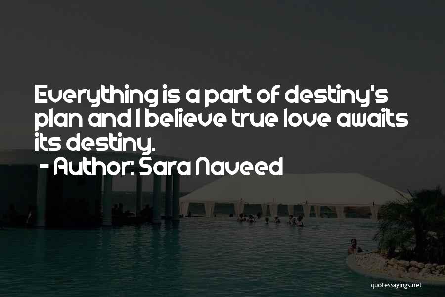 True Love And Destiny Quotes By Sara Naveed