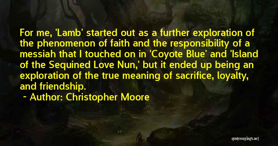 True Love And Sacrifice Quotes By Christopher Moore