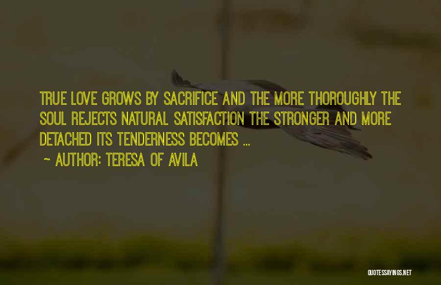 True Love And Sacrifice Quotes By Teresa Of Avila