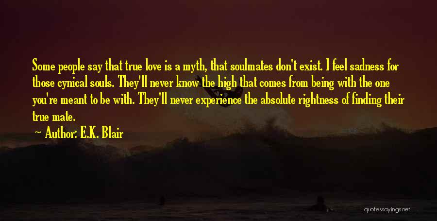 True Love And Soulmates Quotes By E.K. Blair