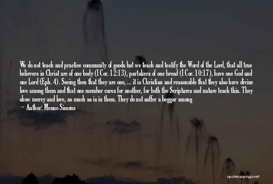 True Love Bible Quotes By Menno Simons True Love Bible Quotes By Menno Simons