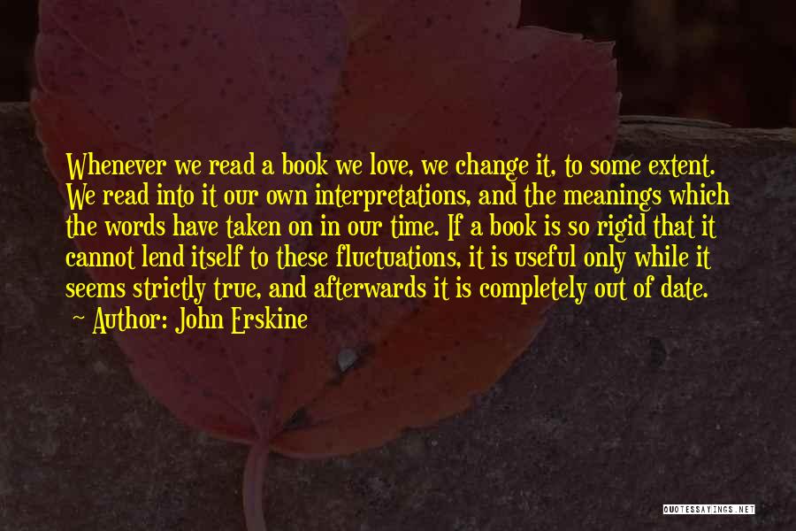 True Love Book Quotes By John Erskine