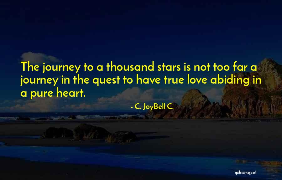 True Love Journey Quotes By C. JoyBell C. True Love Journey Quotes By C. JoyBell C.