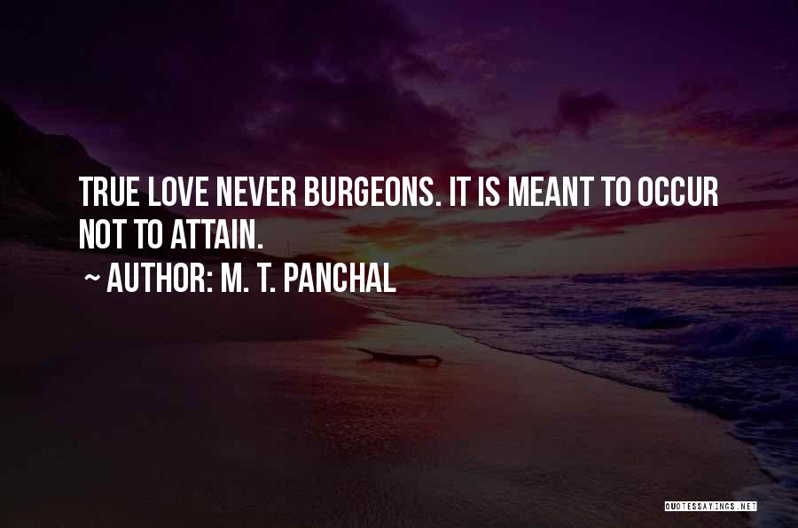 True Love Never Quotes By M. T. Panchal