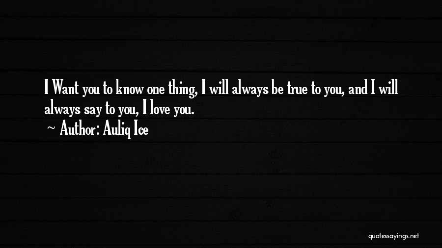 True Love Relationships Quotes By Auliq Ice