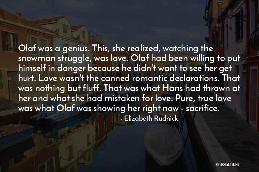 True Love Romantic Quotes By Elizabeth Rudnick