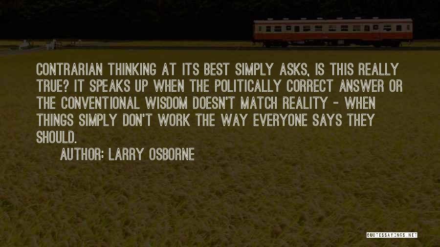 True Match Quotes By Larry Osborne