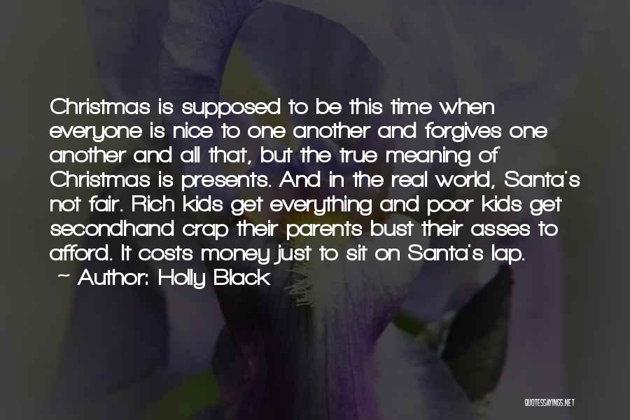 True Meaning Of Christmas Quotes By Holly Black