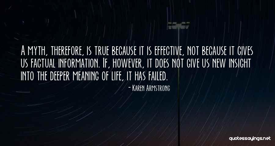 True Meaning Of Life Quotes By Karen Armstrong