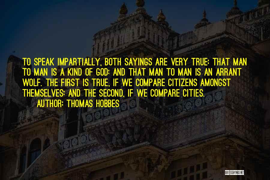 True Sayings And Quotes By Thomas Hobbes