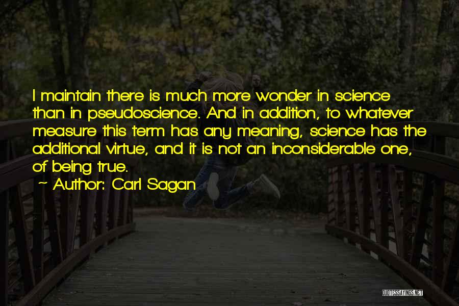 True Science Quotes By Carl Sagan