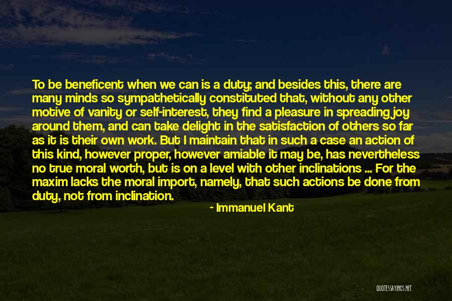 True Self Worth Quotes By Immanuel Kant