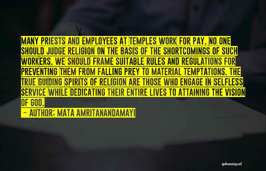 True Service To God Quotes By Mata Amritanandamayi