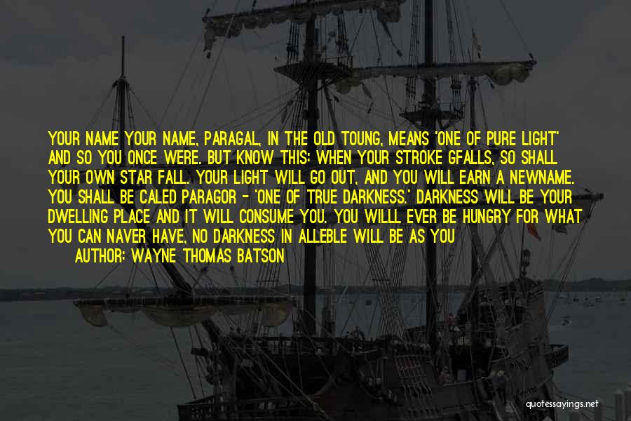 True Star Quotes By Wayne Thomas Batson