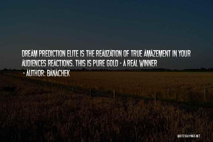 True Winner Quotes By Banachek