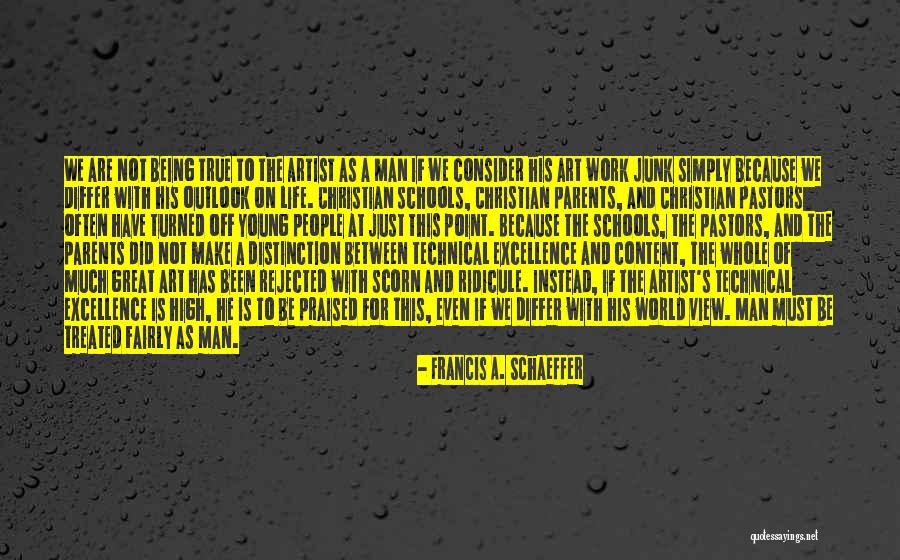 True Work Of Art Quotes By Francis A. Schaeffer True Work Of Art Quotes By Francis A. Schaeffer