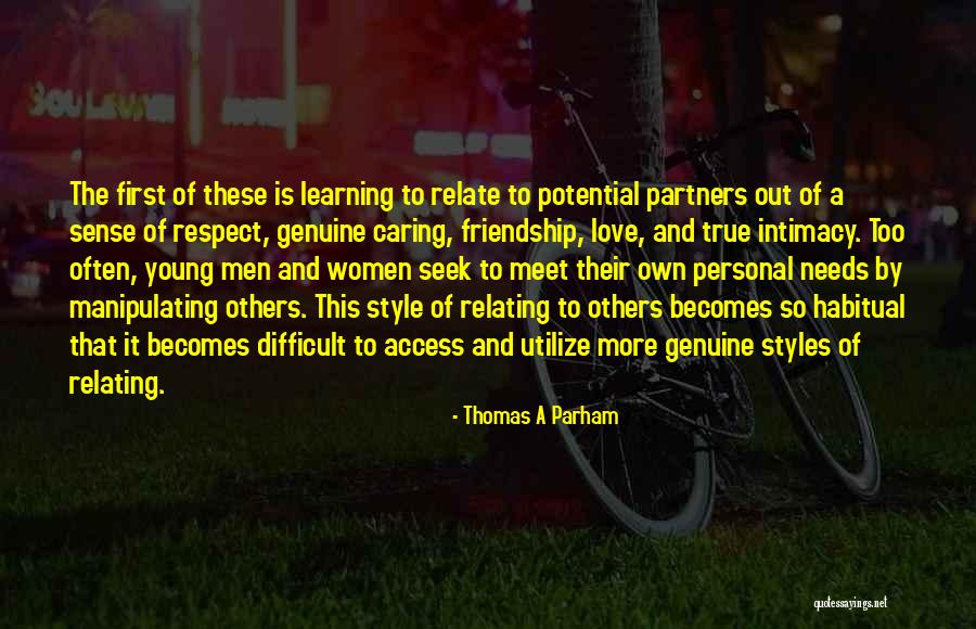 True Young Love Quotes By Thomas A Parham True Young Love Quotes By Thomas A Parham