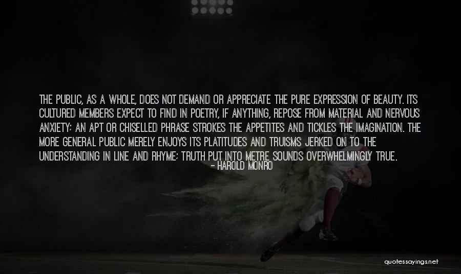 Truisms Quotes By Harold Monro