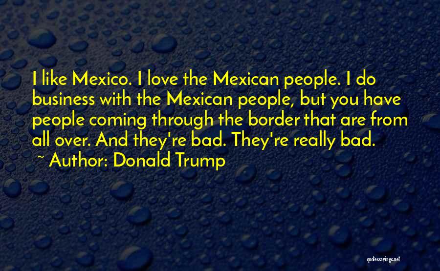 Trump Border Quotes By Donald Trump