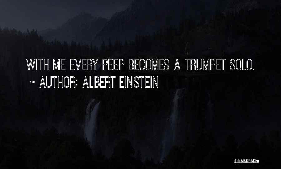 Trumpet Quotes By Albert Einstein