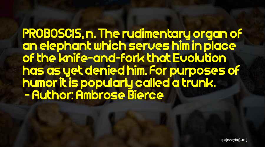 Trunk Quotes By Ambrose Bierce