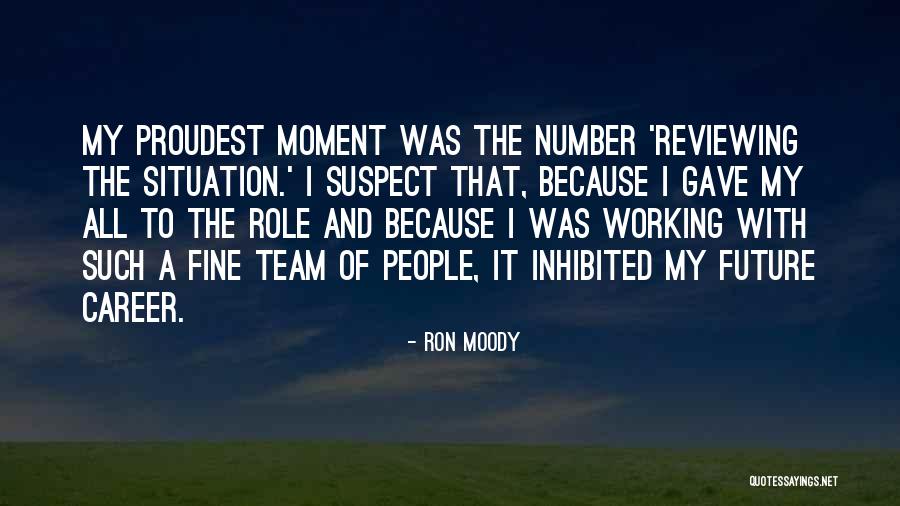 Trussing A Chicken Quotes By Ron Moody