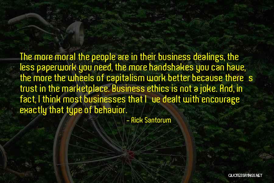 Trust And Business Quotes By Rick Santorum Trust And Business Quotes By Rick Santorum