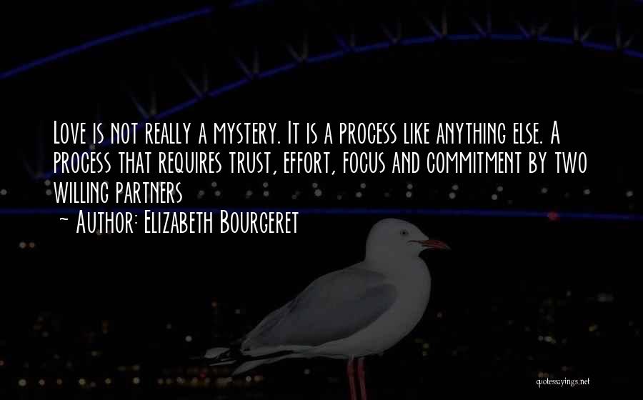 Trust And Commitment Love Quotes By Elizabeth Bourgeret