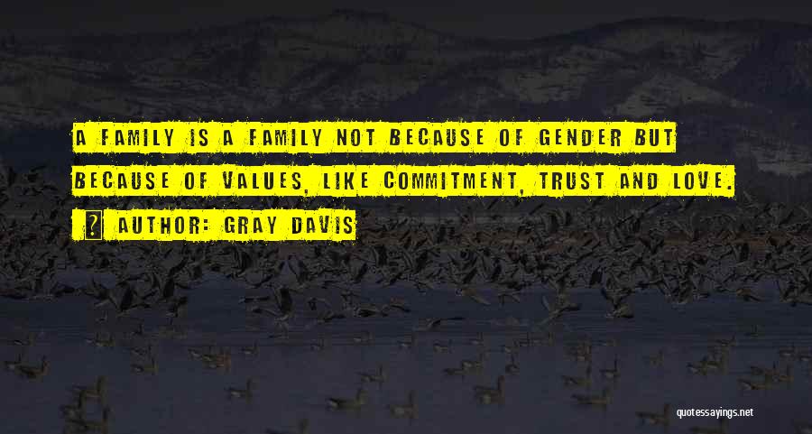 Trust And Commitment Love Quotes By Gray Davis