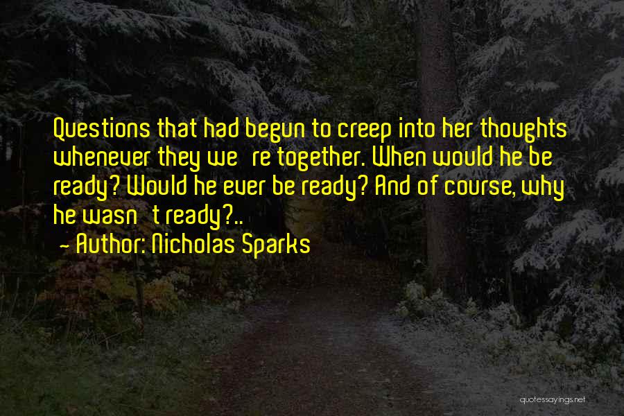 Trust And Commitment Love Quotes By Nicholas Sparks