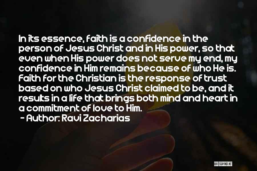 Trust And Commitment Love Quotes By Ravi Zacharias