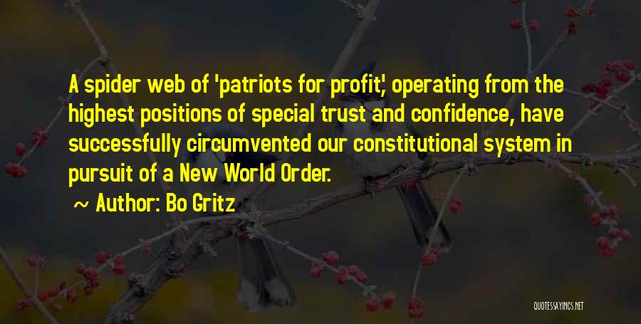 Trust And Confidence Quotes By Bo Gritz