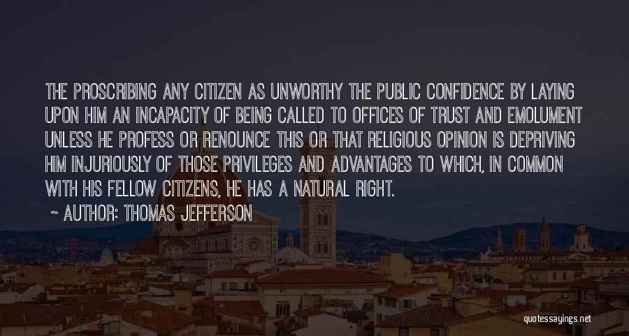 Trust And Confidence Quotes By Thomas Jefferson