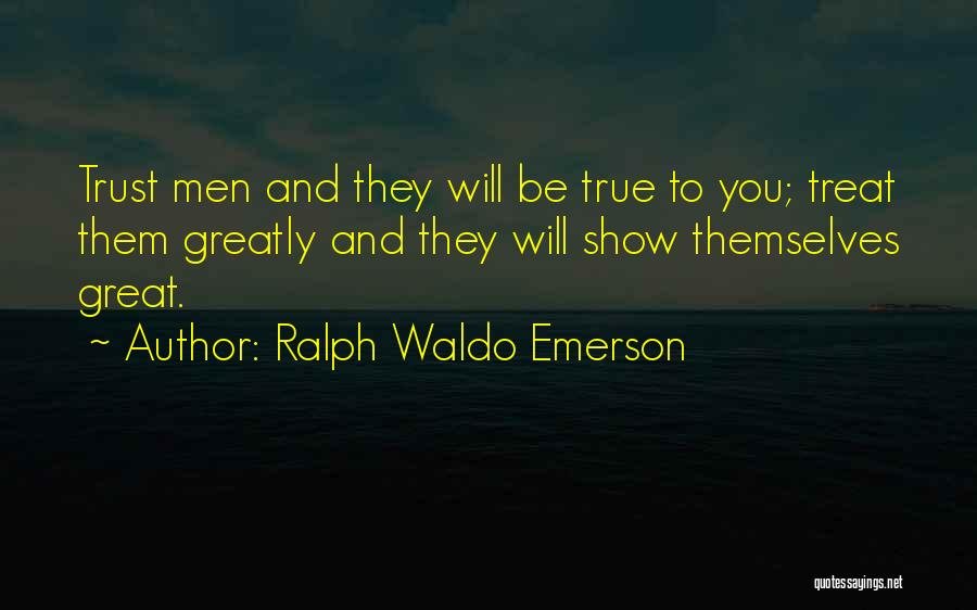 Trust And Inspirational Quotes By Ralph Waldo Emerson