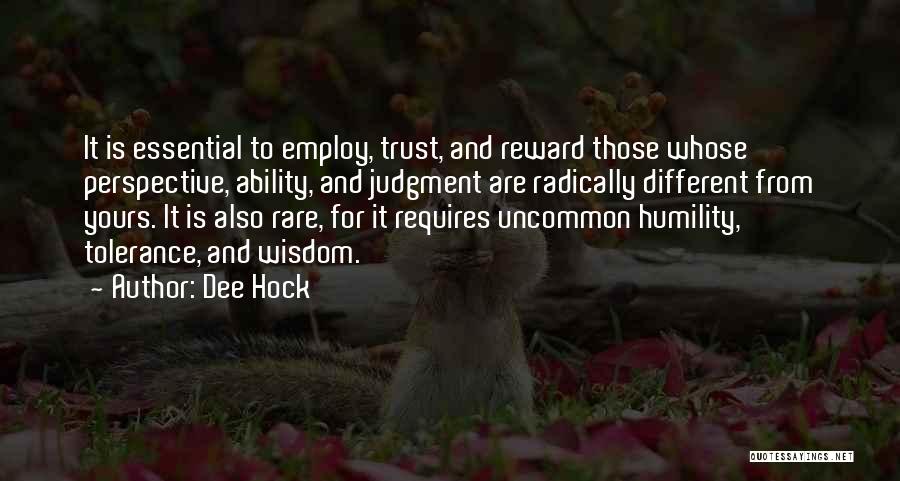 Trust And Leadership Quotes By Dee Hock