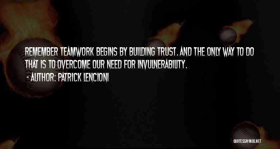 Trust And Leadership Quotes By Patrick Lencioni