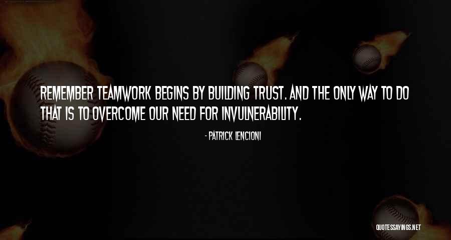 Trust And Leadership Quotes By Patrick Lencioni