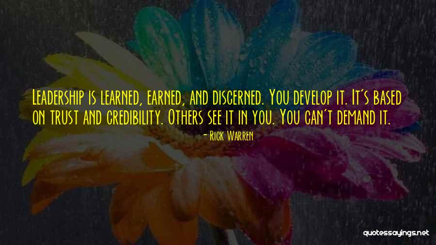 Trust And Leadership Quotes By Rick Warren Trust And Leadership Quotes By Rick Warren