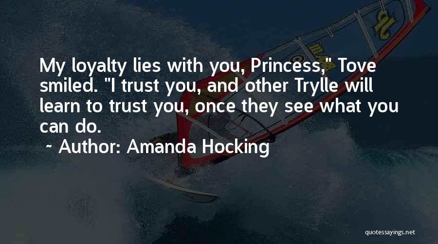 Trust And Lies Quotes By Amanda Hocking