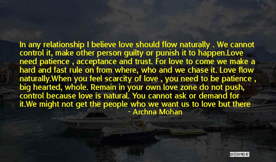 Trust And Love In Relationships Quotes By Archna Mohan