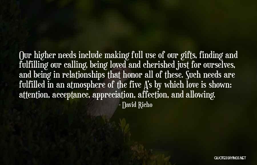 Trust And Love In Relationships Quotes By David Richo