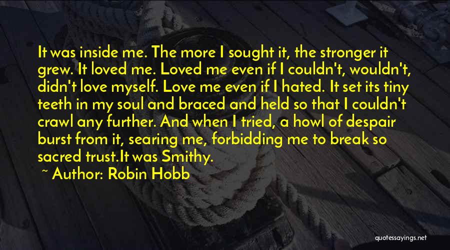 Trust Break Love Quotes By Robin Hobb