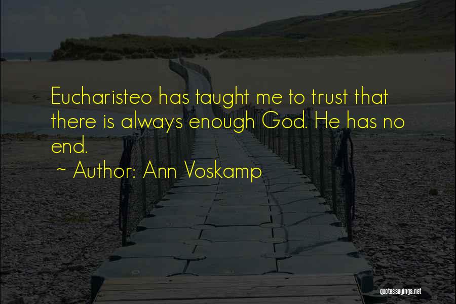 Trust Christian Quotes By Ann Voskamp