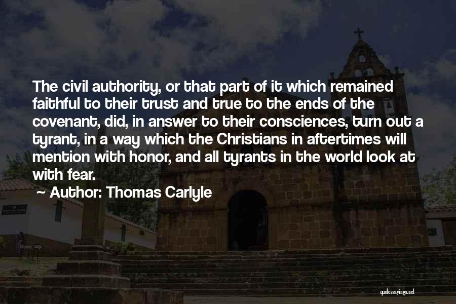 Trust Christian Quotes By Thomas Carlyle