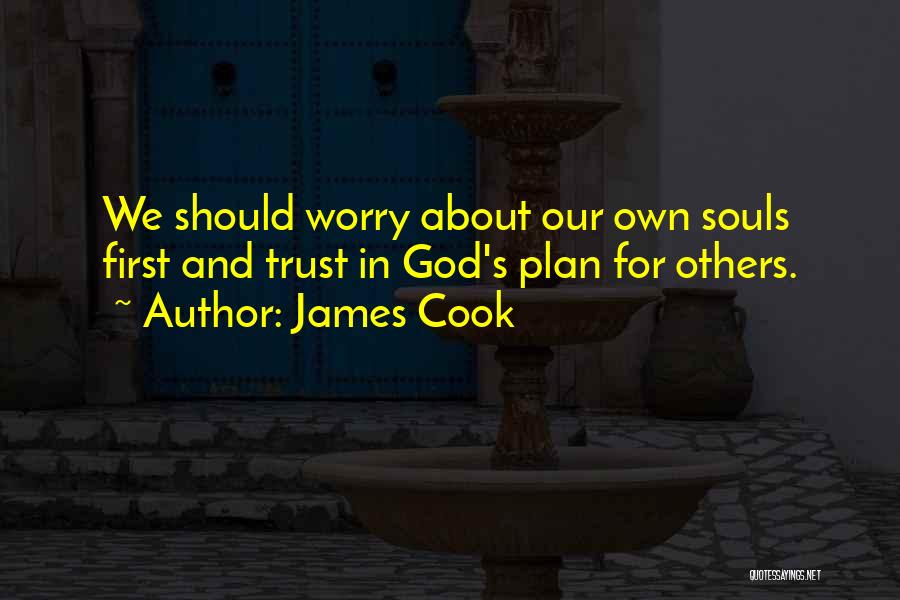 Trust God Plan Quotes By James Cook